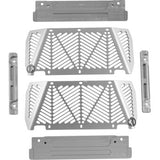 Moose Offroad Radiator Guards Radiator Guards - Silver - Kawasaki/Suzuki