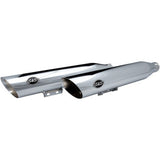 S&S Cycle Slash Cut Race Slip-On Mufflers - Chrome