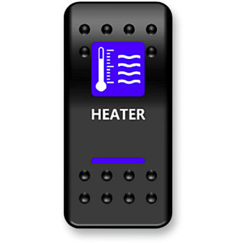 Moose Offroad Rocker Switch Rocker Switch - Heater - Blue