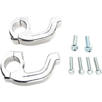 Moose Offroad Replacement Contour Handguard Inner Mount Clamp Replacement Contour Handguard Inner Mount Clamp - Magura - Silver