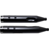 S&S Cycle 4-1/2" MK45 Performance Mufflers - Black with Black Tracer