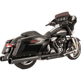 S&S Cycle El Dorado Dual Exhaust System - Black - Black Thruster