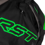 S1 CE JACKET BLK/GRY/NEON GRN TEXTILE