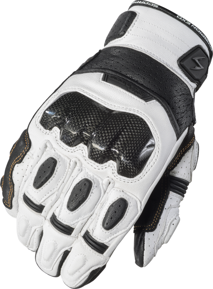 SCORPION EXO SGS MK III GLOVES WHITE/BLACK MD