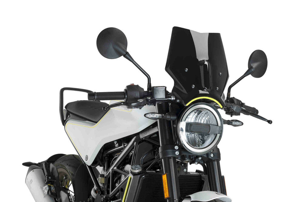PUIG WINDSCREEN NAKED NEW GEN SPORT BLACK HUS
