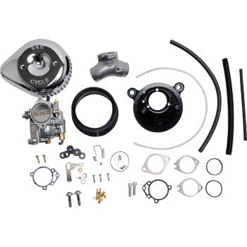 S&S Cycle Super G Carburetor with Stealth Air Cleaner Kit - Chrome - Twin Cam