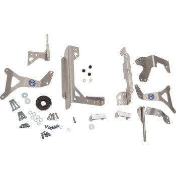 Moose Offroad Radiator Braces Radiator Braces - Silver - Yamaha