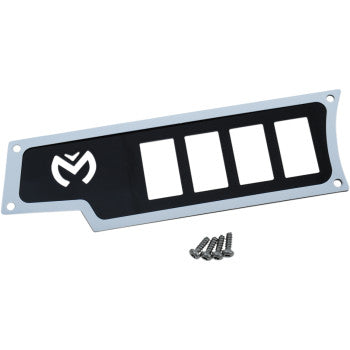 Moose Offroad Dash Plate for RZR Dash Plate - Left - White
