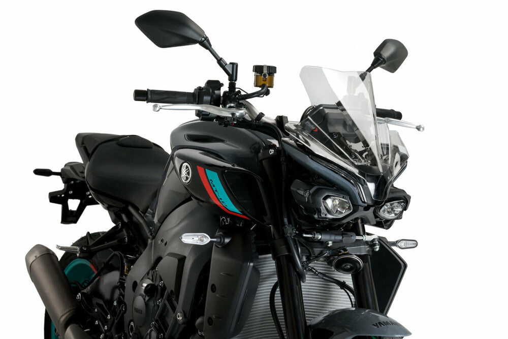 PUIG WINDSCREEN NAKED NEW GEN SPORT CLEAR YAM