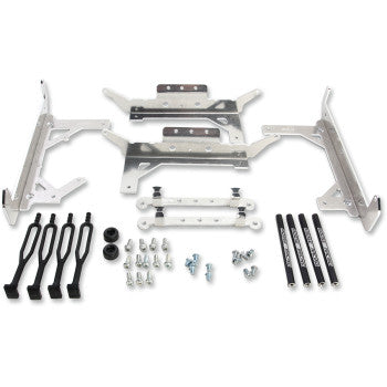Moose Offroad Radiator Braces Radiator Braces - Silver - Husqvarna/KTM