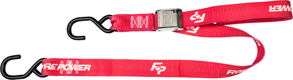 FIRE POWER 1.5" TIE-DOWN RED 2/PK