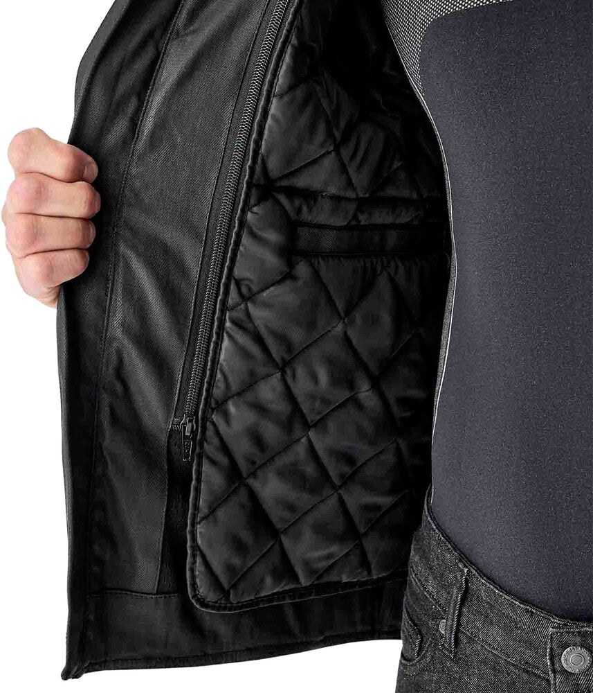 RST Brixton D30 Black Textile Jacket
