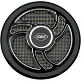 S&S Cycle Stealth Air Cleaner Cover - Torker - Black