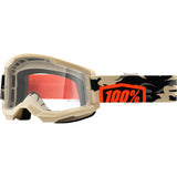 100% STRATA 2 CLEAR GOGGLES ALL COLORS