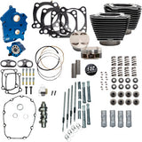 S&S Cycle 132" Power Package Engine Performance Kit - Chain Drive - Oil Cooled - Highlighted Fins - M8