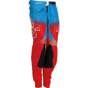 Moose Offroad Youth Agroid Pants Youth Agroid Pants - Red/White/Blue