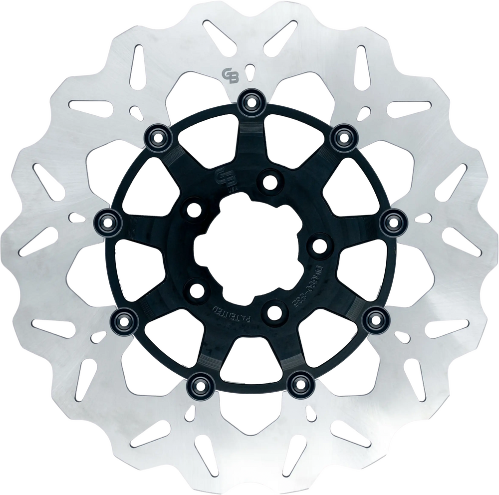 GBRAKES ROTOR 11.8" FLOATING WAVE FR BLACK
