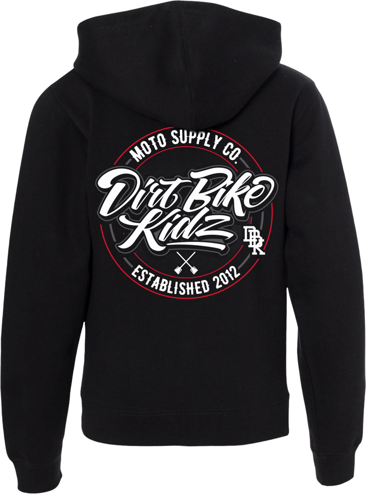 DBK SUPPLY CO. YOUTH HOODIE BLACK YL