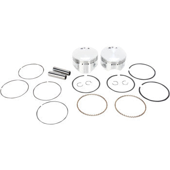 S&S Cycle Piston Kit - For 113" Super Sidewinder® - 4.000" - Standard