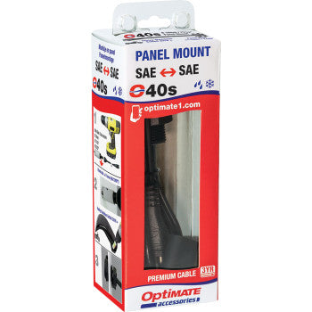 Tecmate OptiMate™ SAE Panel Mount Socket O-40 - Short