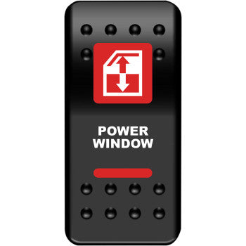 Moose Offroad Rocker Switch Rocker Switch - Power Window - Red