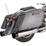S&S Cycle 4-1/2" MK45 Performance Mufflers - Black Tracer