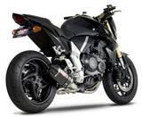 EXHAUST RACE R-77D 3QTR SLIP-ON SS-CF-CF