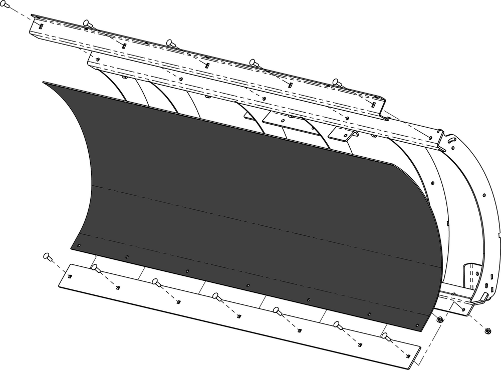 KFI POLY BLADE REPLACEMENT 72" BLADE FACE