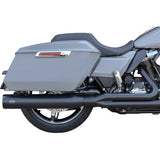 S&S Cycle 2-into-1 GNX Exhaust System - Race Only - Guardian Black - Touring