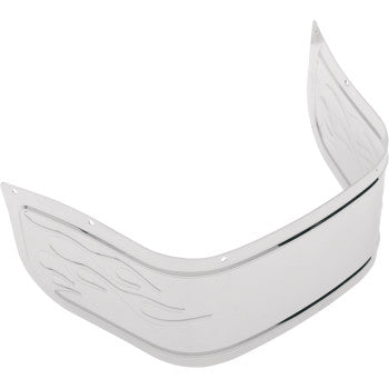 Front Fender Skirt — Flame
