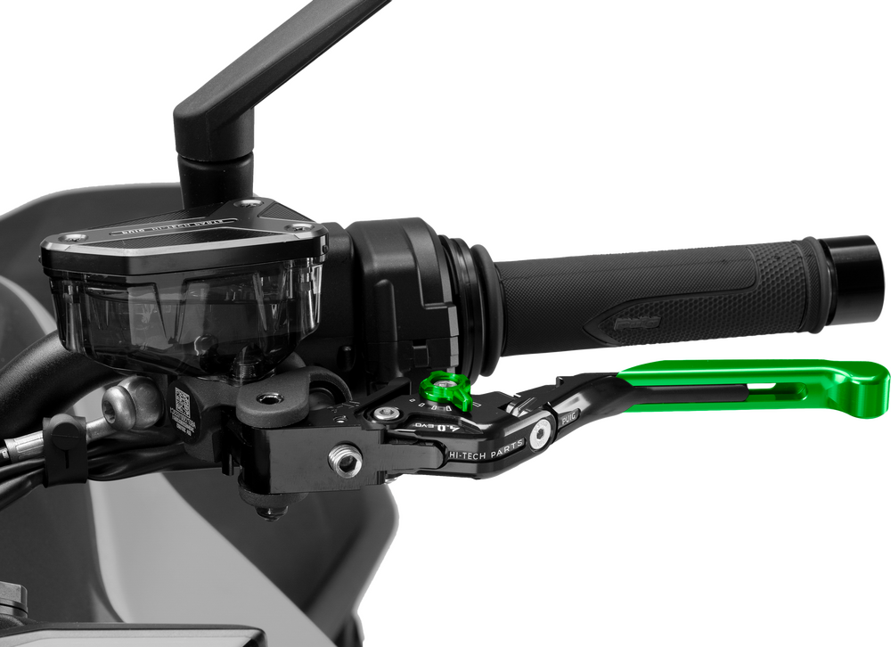 PUIG CLUTCH LEVER 4.0 FOLD/EXTEND GREEN