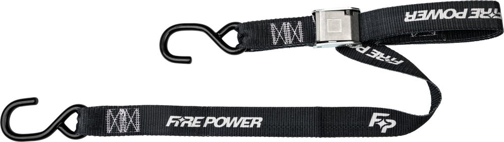 FIRE POWER 1.5" TIE-DOWN BLACK 2/PK