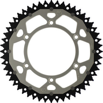 Moose Offroad Dual Sprocket Dual Sprocket - 52 Tooth - Silver - Gas Gas/Husqvarna/Husaberg/KTM