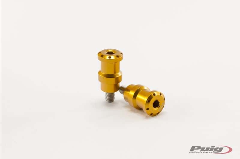 PUIG SWINGARM SPOOLS HI-TECH 8MM GOLD 2/PK