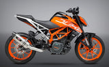 EXHAUST STREET R-77 3QTR SLIP-ON SS-SS-CF WORKS