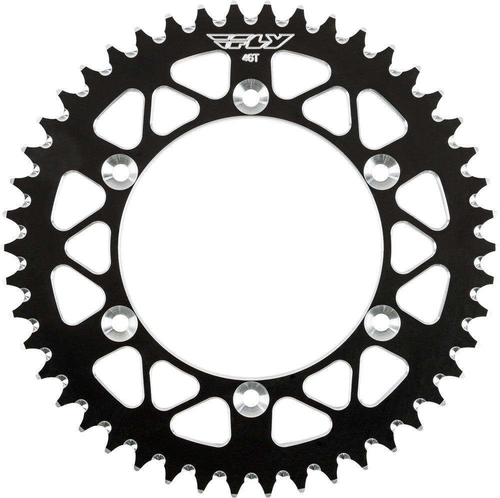 REAR SPROCKET ALUMINUM 46T-520 BLK SUZ