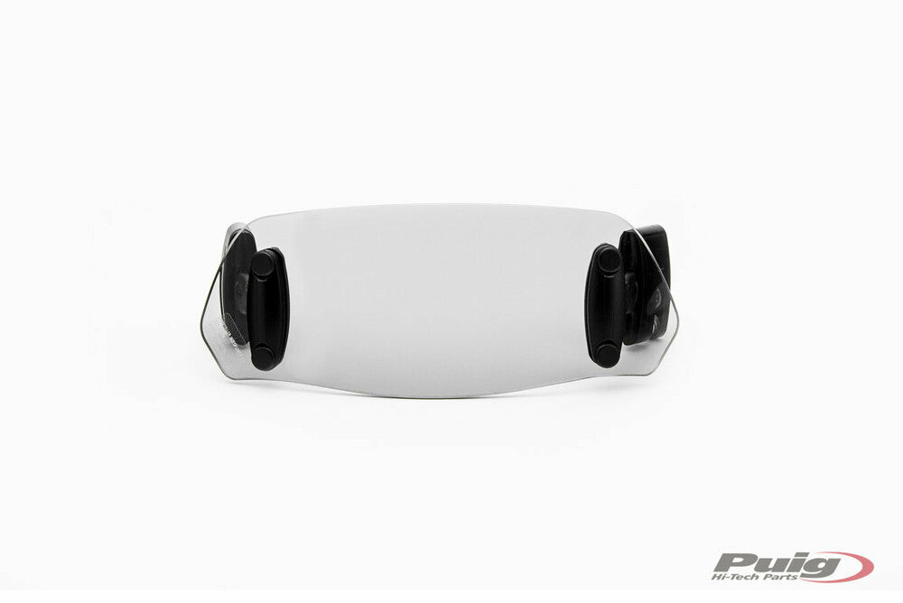 PUIG VISOR MULTI-ADJUSTABLE CLIP-ON TOURING SCREEN SMOKE 90X220MM