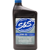 S&S Cycle High Performance Synthetic 20W-50 Engine Oil