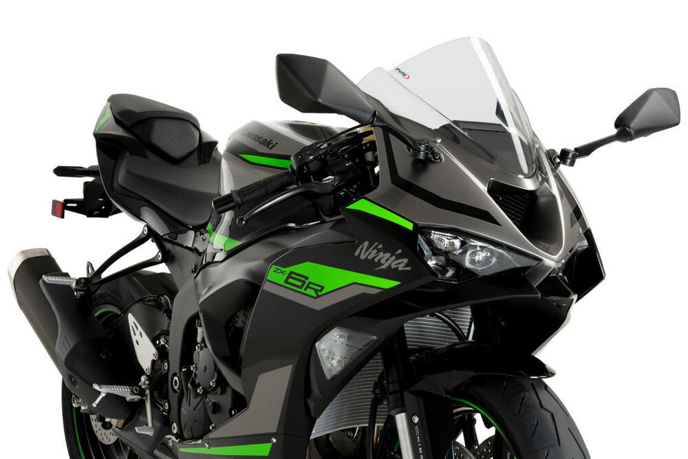 PUIG WINDSCREEN Z-RACING CLEAR KAW