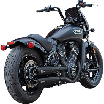 S&S Cycle Grand National Slip-On Mufflers - Black - 50-State
