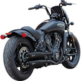 S&S Cycle Grand National Slip-On Mufflers - Black - 50-State