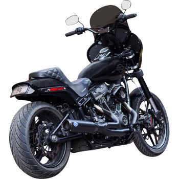 S&S Cycle 2-into-1 Qualifier Exhaust System - 50-State - Black - Softail