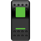 Moose OffroadRocker Switch Rocker Switch - On/Off - Green