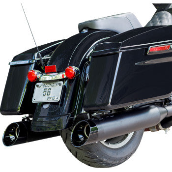 S&S Cycle 4-1/2" Black MK45 Cutlass Performance Mufflers