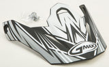 GMAX Visor W/Screws Step MX-86