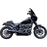 S&S Cycle 2-into-1 Qualifier Exhaust System - 50-State - Black - Softail