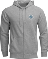 Badge Zip-Up Hoodie
