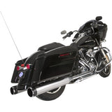 S&S Cycle El Dorado Dual Exhaust System - Chrome - Black Thruster