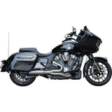 S&S Cycle 2-into-1 Qualifier Exhaust System - 50-State - Brushed - Stainless Steel