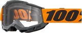 100% STRATA 2 CLEAR GOGGLES ALL COLORS